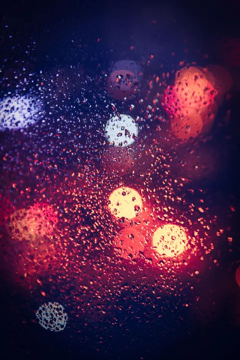 Rainy Street Phone Wallpaper · street · 1440×2160