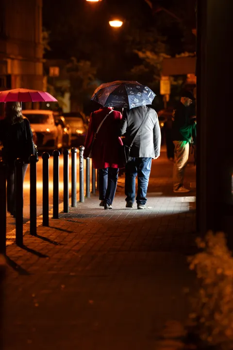 Rainy Street Phone Wallpaper · street · 1440×2160