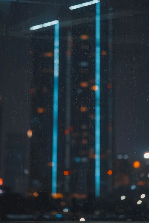 Rainy Street Phone Wallpaper · street · 1440×2160