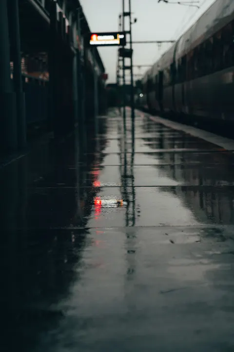 Rainy Street Phone Wallpaper · street · 1440×2160