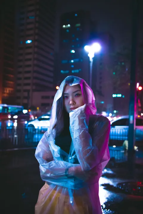 Rainy Street Phone Wallpaper · street · 1440×2160