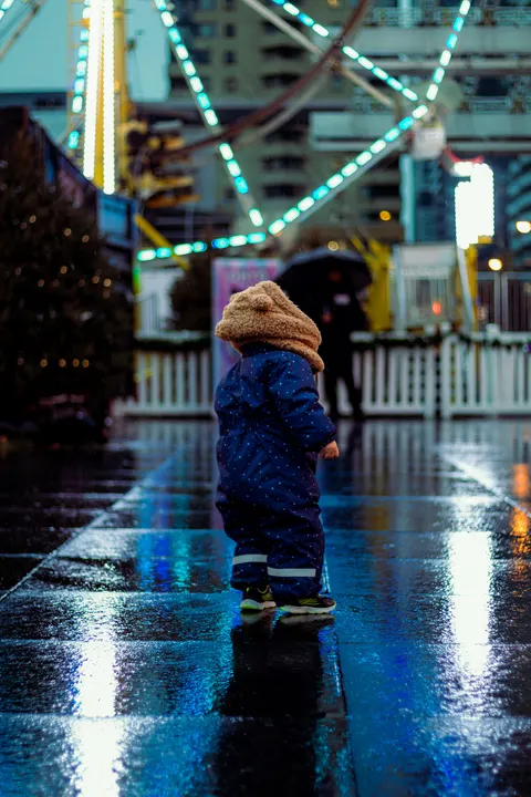 Rainy Street Phone Wallpaper · street · 1440×2160