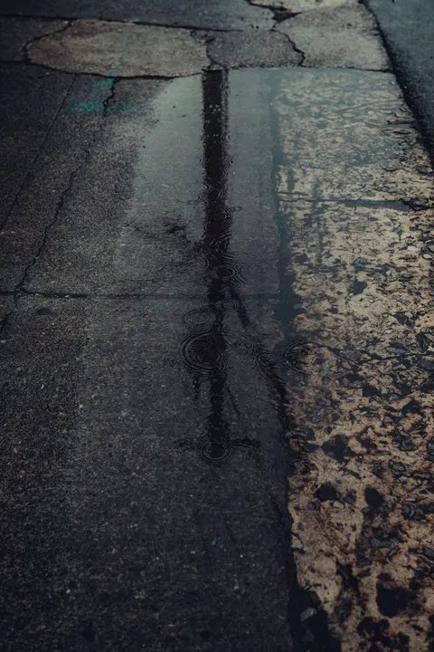 Rainy Street Phone Wallpaper · street · 1440×2160
