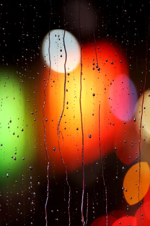 Rainy Street Phone Wallpaper · street · 1440×2159