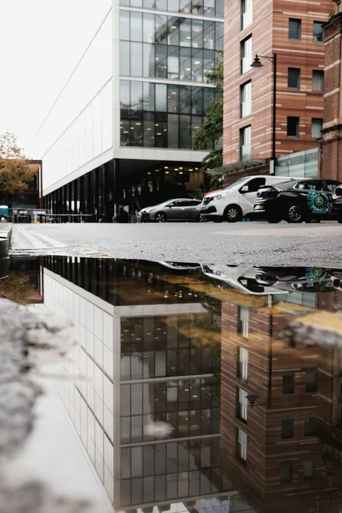 Rainy Street Phone Wallpaper · street · 1440×2160