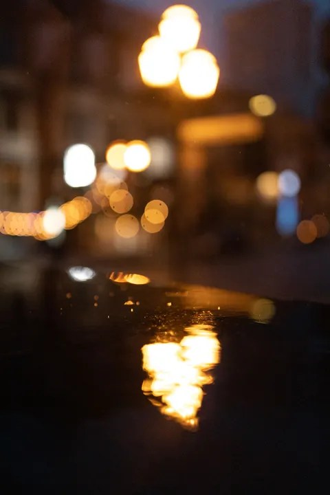 Rainy Street Phone Wallpaper · street · 1440×2160