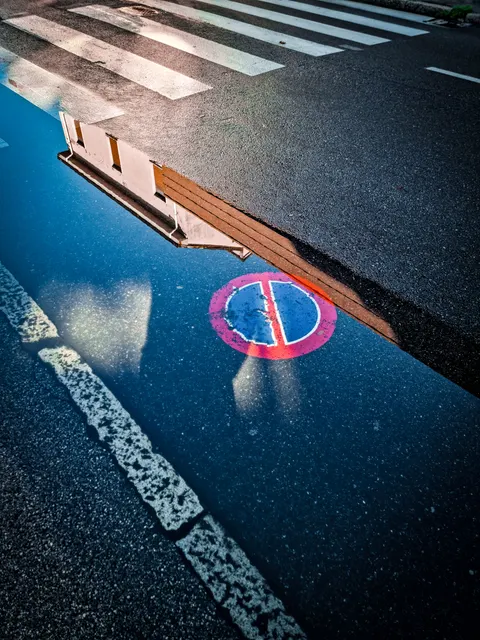 Rainy Street Phone Wallpaper · street · 1440×1920