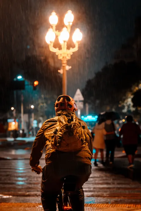 Rainy Street Phone Wallpaper · street · 1440×2160