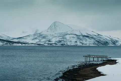 Noorse fjord 4K-achtergrond · nature · 3840×2560