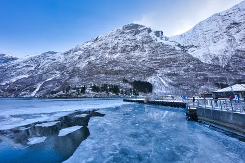 Norwegian Fjord 4K Wallpaper · nature · 3840×2560