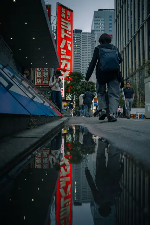 Rainy Street Phone Wallpaper · street · 1440×2160