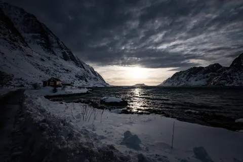 Norwegian Fjord 4K Wallpaper · nature · 3840×2560