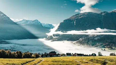Norwegian Fjord 4K Wallpaper · nature · 3840×2160