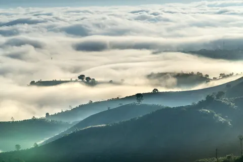 Misty Valley 4K Wallpaper · nature · 3840×2561
