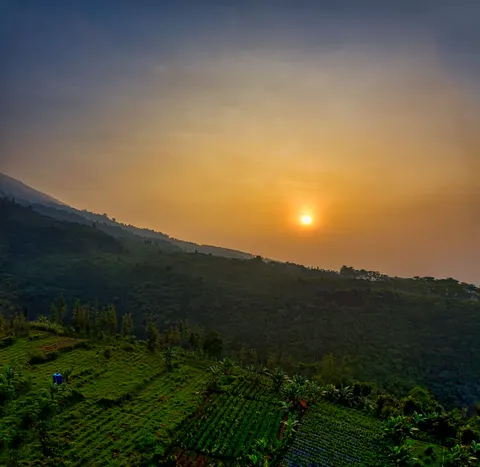 Misty Valley 4K Wallpaper · nature · 3840×3735