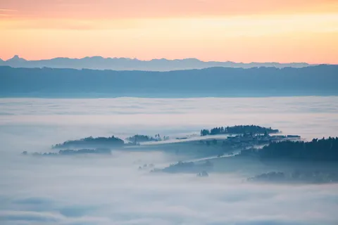 Misty Valley 4K Wallpaper · nature · 3840×2561