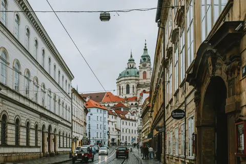 Old Town Street 4K Wallpaper · architecture · 3840×2560