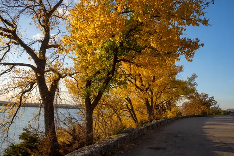 Autumn River 4K Wallpaper · nature · 3840×2560