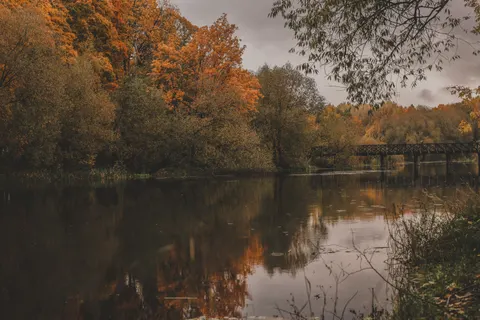 Autumn River 4K Wallpaper · nature · 3840×2560