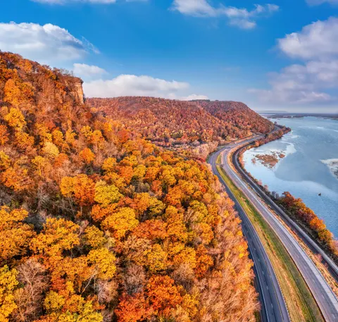 Autumn River 4K Wallpaper · nature · 3840×3656