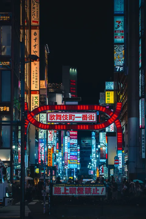Neon Sign Phone Wallpaper · street · 1440×2160