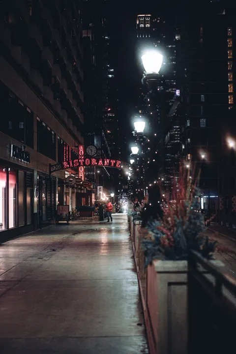 Neon Sign Phone Wallpaper · street · 1440×2160