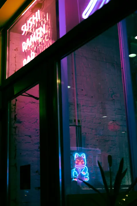 Neon Sign Phone Wallpaper · street · 1440×2160