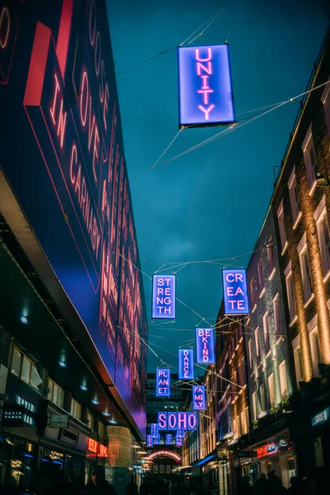 Neon Sign Phone Wallpaper · street · 1440×2159