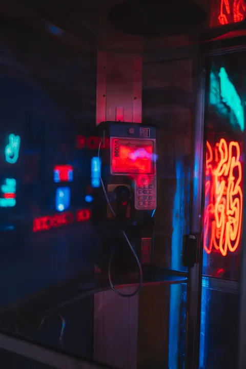 Neon Sign Phone Wallpaper · street · 1440×2160