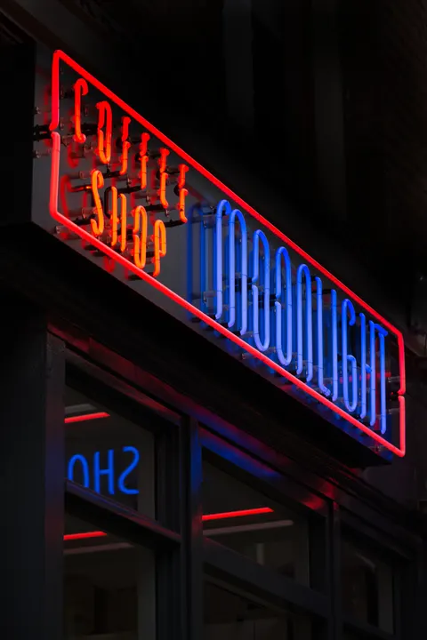 Neon Sign Phone Wallpaper · street · 1440×2160