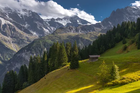 Swiss Alps 4K Wallpaper · mountains · 3840×2560