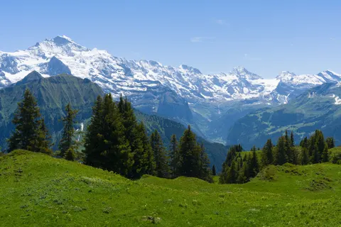 Swiss Alps 4K Wallpaper · mountains · 3840×2558