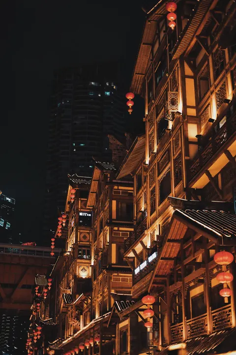 Night Market Phone Wallpaper · street · 1440×2164