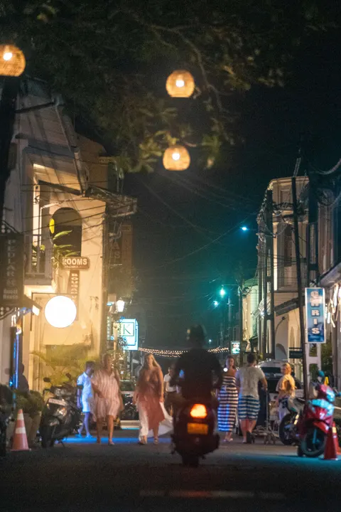 Night Market Phone Wallpaper · street · 1440×2160