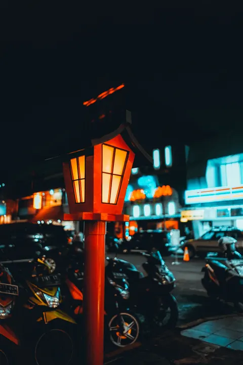 Night Market Phone Wallpaper · street · 1440×2160