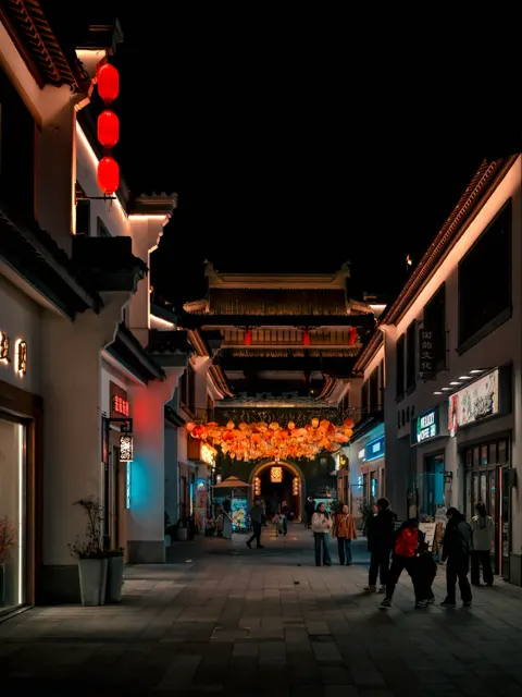 Night Market Phone Wallpaper · street · 1440×1920