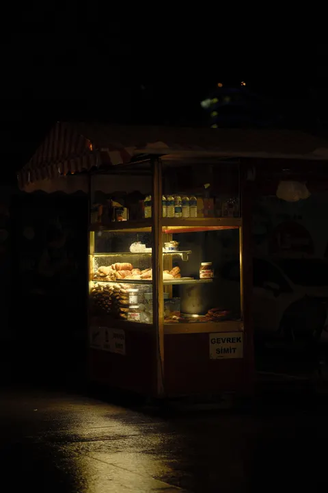 Night Market Phone Wallpaper · street · 1440×2160
