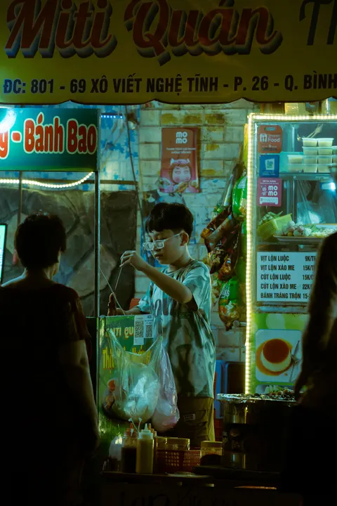 Night Market Phone Wallpaper · street · 1440×2160
