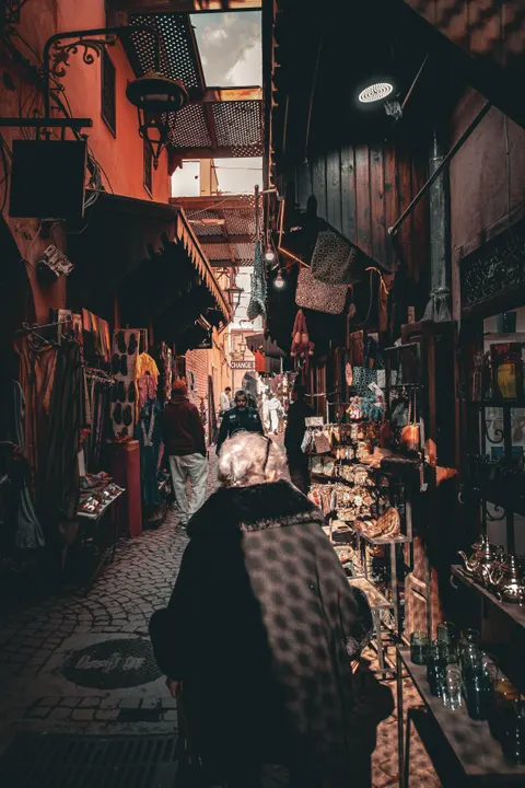 Night Market Phone Wallpaper · street · 1440×2160