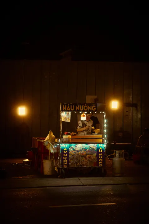 Night Market Phone Wallpaper · street · 1440×2160