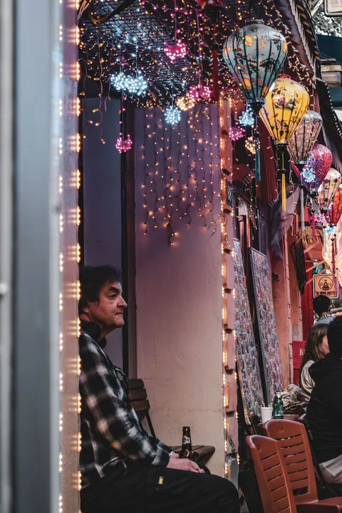 Night Market Phone Wallpaper · street · 1440×2160