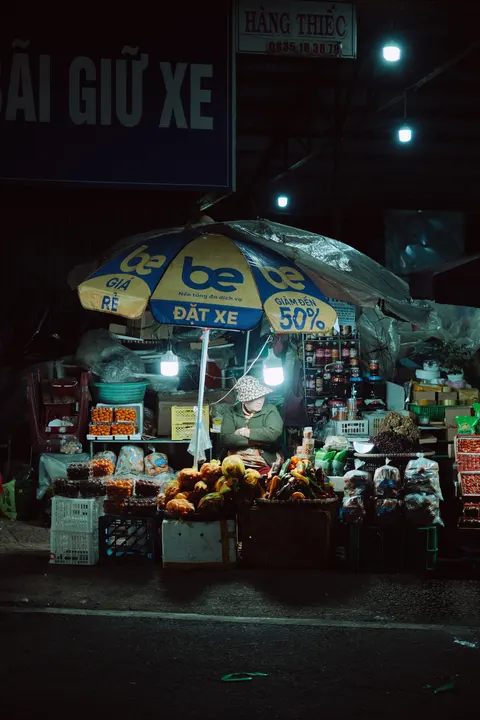 Night Market Phone Wallpaper · street · 1440×2160