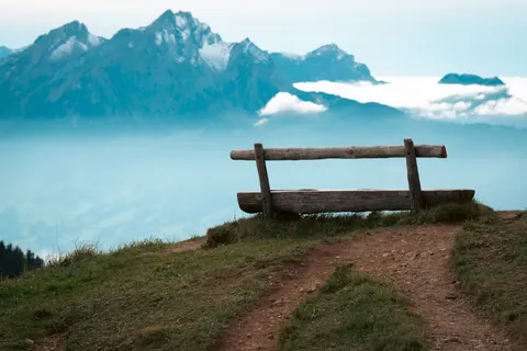 Mountain Trail 4K Wallpaper · mountains · 3840×2561