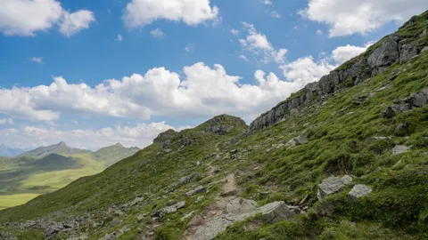 Mountain Trail 4K Wallpaper · mountains · 3840×2161