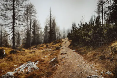 Обои Горная тропа 4K · mountains · 3840×2560