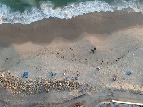 Beach from Above 4K Wallpaper · ocean · 3840×2880