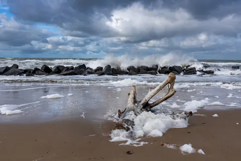 Обои Штормовое море 4K · ocean · 3840×2560
