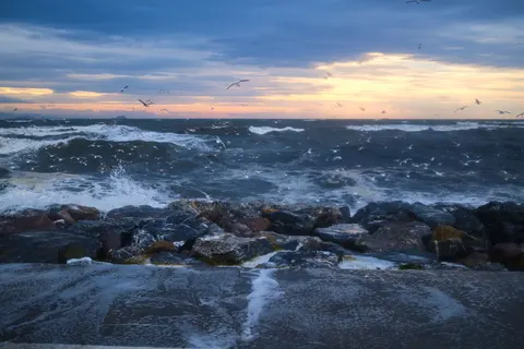 Stormy Sea 4K Wallpaper · ocean · 3840×2560