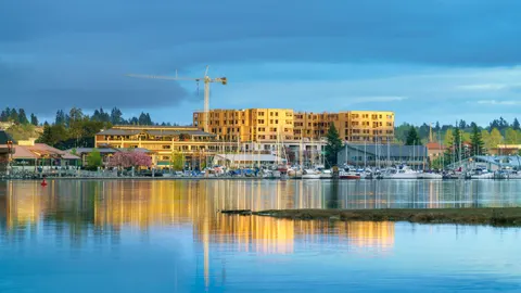 Coastal Harbor 4K Wallpaper · ocean · 3840×2160