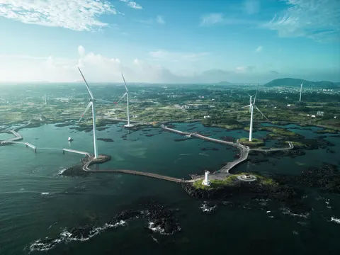 Fond d'écran Île vue aérienne 4K · ocean · 3840×2880